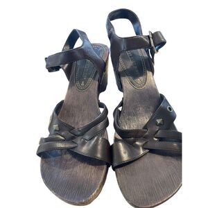 Lower East Side Women's Chunky Y2K Heel Strappy Studded Sandals Size 11
